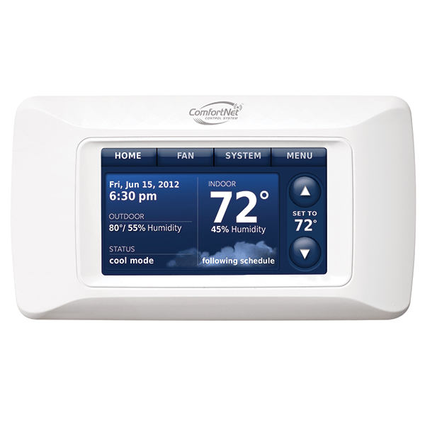 Amana ComfortNet™ CTK04 thermostat.